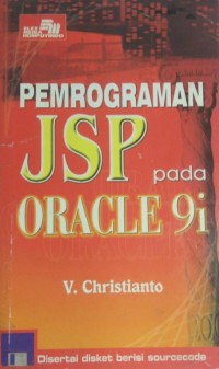 Image of PEMROGRAMAN JSP PADA ARACLE 9i