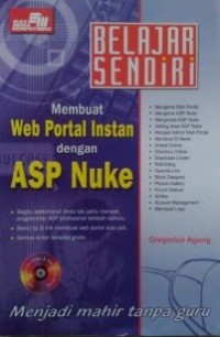 Image of BELAJAR SENDIRI MEMBUAT WEB PORTAL INSTAN DENGAN ASP NUKE