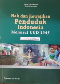 Image of Hak dan Kewajiban Penduduk Indonesia Menurut UUD 1945