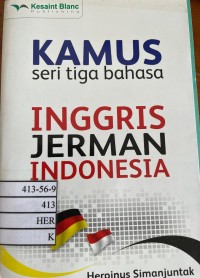 Image of KAMUS seri tiga bahasa INGGRIS JERMAN INDONESIA
