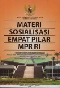 Image of Materi Sosialisasi Empat Pilar MPR RI 2019