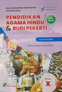 Image of Pendidikan Agama Hindu & Budi Pekerti Edisi Revisi Kelas x