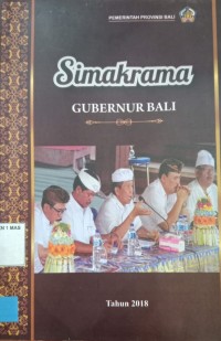 Image of Simakrama Gubernur bali Tahun 2018